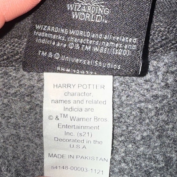 Harry Potter Hogwarts Crest Zip Hoodie Kids XL | Wizarding World Licensed - Picture 8 of 11